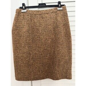 Tocca Women's Pencil Skirt 10 Brown Tan Colorway Business Quiet Lux